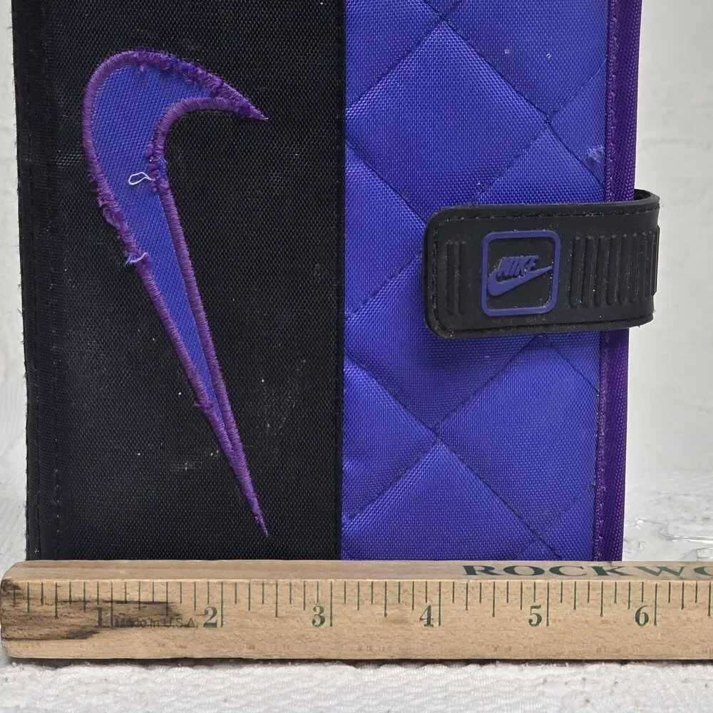 90s Mead Nike Purple Black Day Planner Calender Project Note Book Contacts